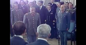 Chile Pinochet Cabinet Sworn In