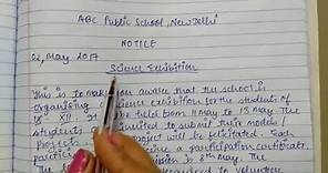 How to write a Notice / Notice Writing Class 12 / Notice Format & Sample / Notice Writing for 6 - 12
