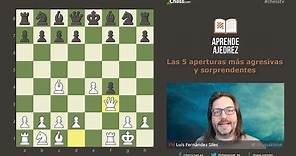 Las 5 aperturas de ajedrez más agresivas y sorprendentes