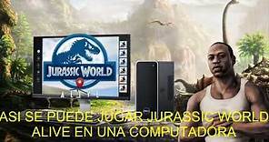 Tutorial de como jugar Jurassic World Alive en computadora o laptop 24 de marzo del 2022