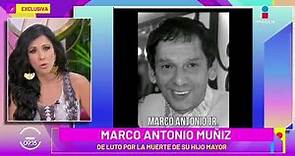 Marco Antonio Muñiz de luto por la muerte de su hijo mayor | Sale el Sol