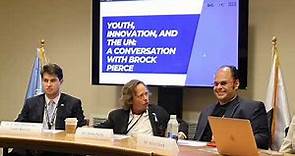 Youth, Innovation and the UN: A conversation with Brock Pierce