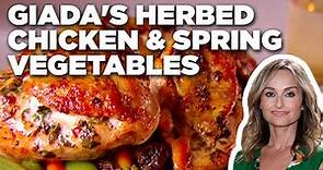 Giada De Laurentiis' Herbed Chicken and Spring Vegetables | Everyday Italian | Food Network