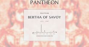 Bertha of Savoy Biography | Pantheon