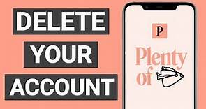 How to Delete Plenty of Fish Account on Phone! (2023) | Delete POF Account on Mobile