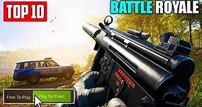 Top 10 FREE-TO-PLAY *Battle Royale* Games For PC 2024🔥