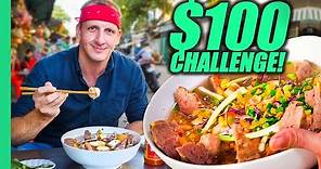 Vietnam $100 Street Food Challenge!! Best Street Food in Saigon!!!