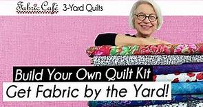 How to match YOUR fabric in a 3-Yard Quilt!