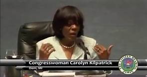 Congresswoman Kilpatrick - DOD Missing Trillions & ET Life