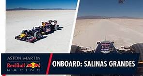 On Board with Daniel Ricciardo at the Salinas Grandes salt flats in Argentina