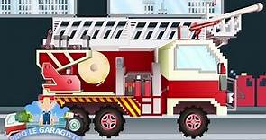 Camion de pompier: Pipo et sa dépanneuse | Dessin animé en français comme Minecraft