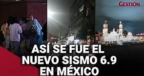 TEMBLOR 6.9 sacude MÉXICO: Así fue el NUEVO SISMO donde se vio luces en el cielo y dejó 2 fallecidos