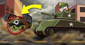 Minecraft | TANK WARS - World War 2 Tanks! (America vs Germany)