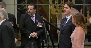 Coronation of King Charles III: Trudeau arrives for ceremony