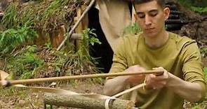 Sorprendentes formas de hacer ARTESANÍA de madera en pleno bosque