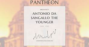 Antonio da Sangallo the Younger Biography - Italian architect (1484–1546)