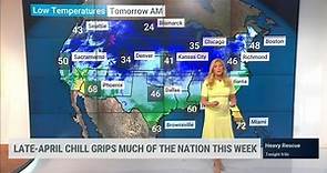 Chilly Week Ahead Over Much Of U.S.