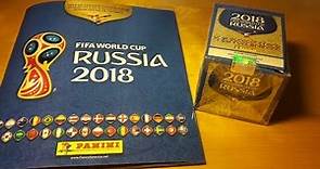 2018 Panini World Cup Russia Stickers Collection Box Break and Album Review