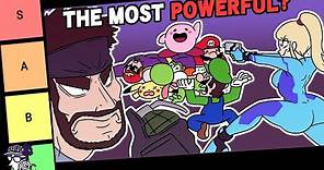The Smash Ultimate CANONICAL Power Tier List