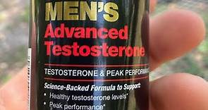 Men’s advanced testosterone booster review GNC