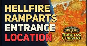 Hellfire Ramparts Entrance Location WoW TBC Classic
