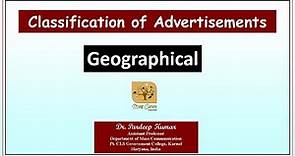 429. Classification of Advertisements on Geographical Bases I भौगोलिक आधार पर विज्ञापन का वर्गीकरण