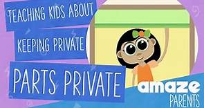 Help kids learn why it’s important to keep private parts private [with Tusky & Friends]