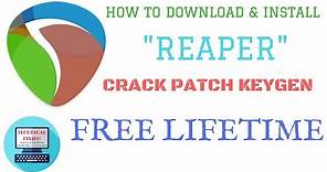 How To Download Reaper Audio Recorder Download Full Version Cracked For Windows 2017