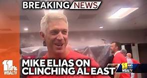 Mike Elias on the Orioles winning the AL East