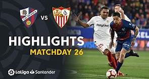 Highlights SD Huesca vs Sevilla FC (2-1)
