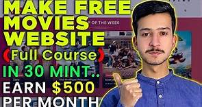 How to create a movie website and earn money 2023 (full tutorial)