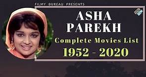 Asha Parekh | Complete Movies List | 1952-2020