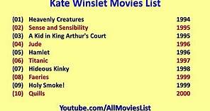 Kate Winslet Movies List