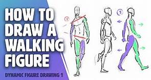 How to Draw a Walking Figure (Dynamic Figure Drawing #1)