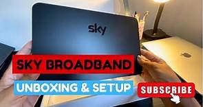 Sky Broadband Unboxing & Setup