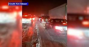 I-95 traffic pileup in Virginia leaves hundreds stranded