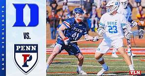 OVERTIME AT THE LONG ISLAND METRO CUP! Duke vs. UPenn | College Lacrosse Highlights 2022