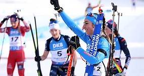 Biathlon 2024 - Argento mondiale di Vittozzi nella mass start femminile