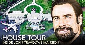 John Travolta | House Tour | $10 Million Calabasas Mansion & More