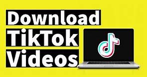 How to Download TikTok Videos on PC And laptop ( Without Watermark)