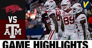 #10 Arkansas vs #23 Texas A&M | 2022 College Football Highlights