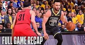 TRAIL BLAZERS vs WARRIORS | Stephen & Seth Curry Shine in Epic Match-up | Game 2