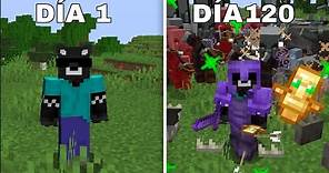 Sobreviví los 120 días MAS DIFICILES de MINECRAFT