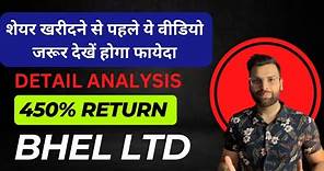 BHEL LTD SHARE LATEST NEWS TODAY/ BHEL share price / BHEL SHARE TARGET