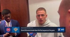 Donte DiVincenzo recounts wild final sequence in Knicks win over Pistons and if he feels he fouled Ausar Thompson