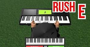 rush e but its actually EASY || Roblox Piano Sheets