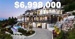 A look inside this brand new $6,998,000 home in West Vancouver, Canada