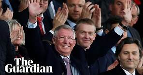 Sir Alex Ferguson gets standing ovation on his return to Old Trafford