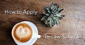 How I Got Into Stanford Law // How to Apply to Law School