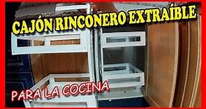 MUEBLE EXTRAÍBLE PARA COCINA CASERO, Magic Corner hecho a mano #12